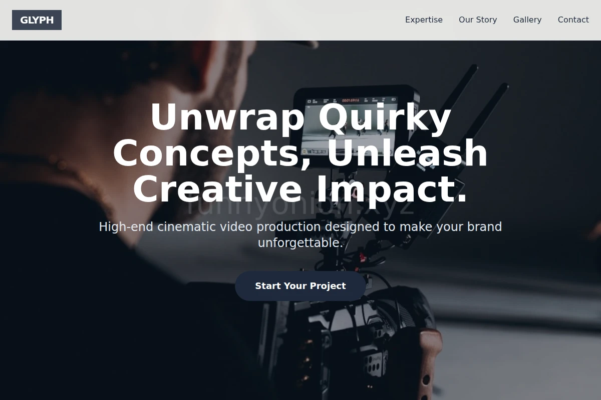 Glyph Video Production
